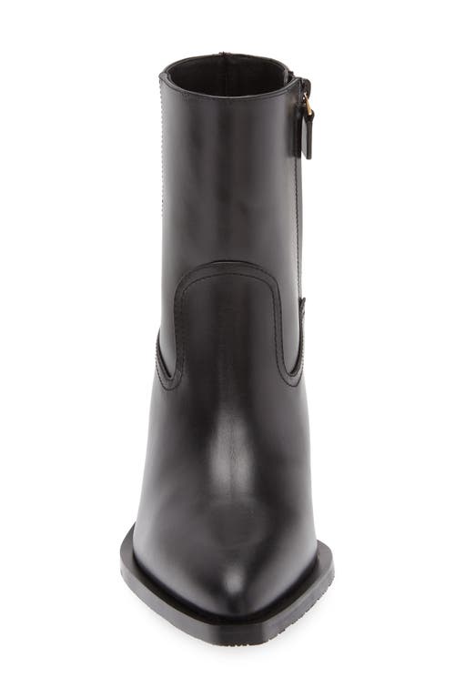 Stuart Weitzman Tate Bootie In Black Leather