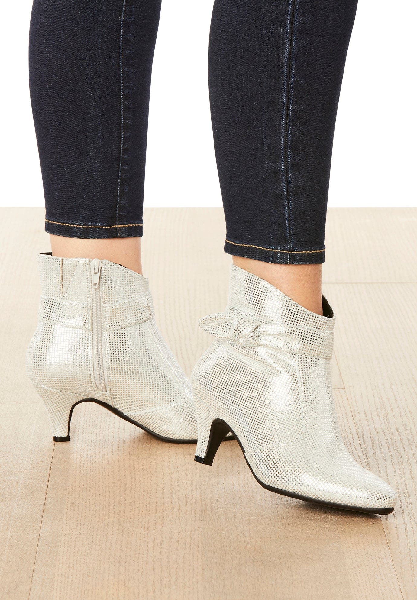 The Corrine Bootie, Alternate, color, OYSTER PEARL