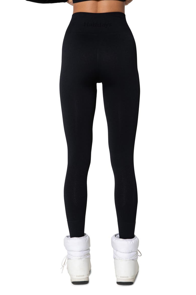 Sophia Rib High Waist Legging, Alternate, color, BLACK