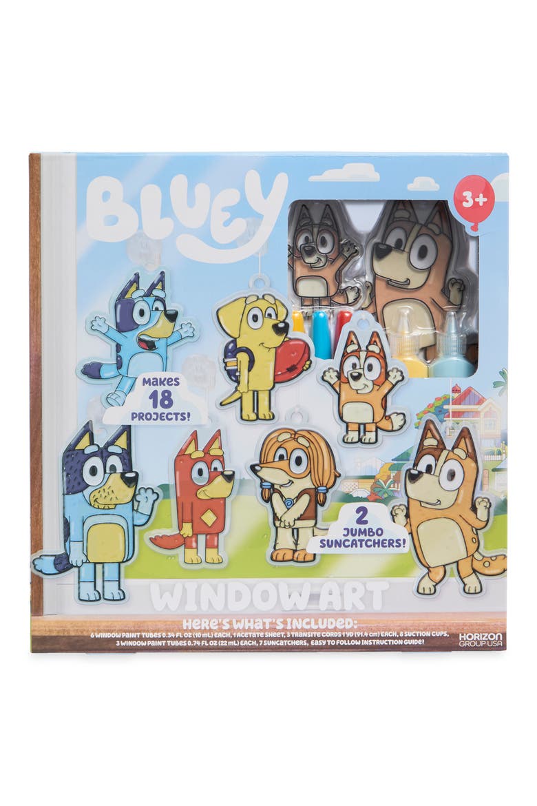 Kids' Bluey Window Art Kit, Main, color, NONE