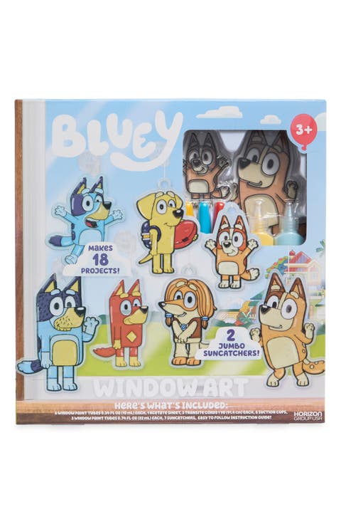 Kids' Bluey Window Art Kit