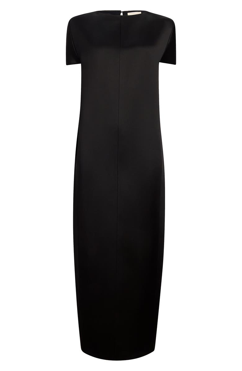 Khaite Webster Dolman Sleeve Satin Dress, Alternate, color,