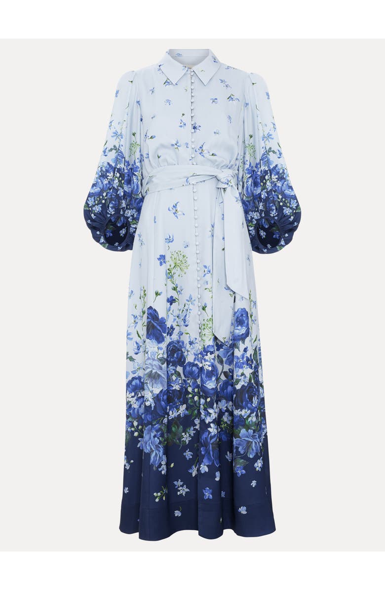 Phase Eight Noella Shirt Dress, Alternate, color, Pale Blue