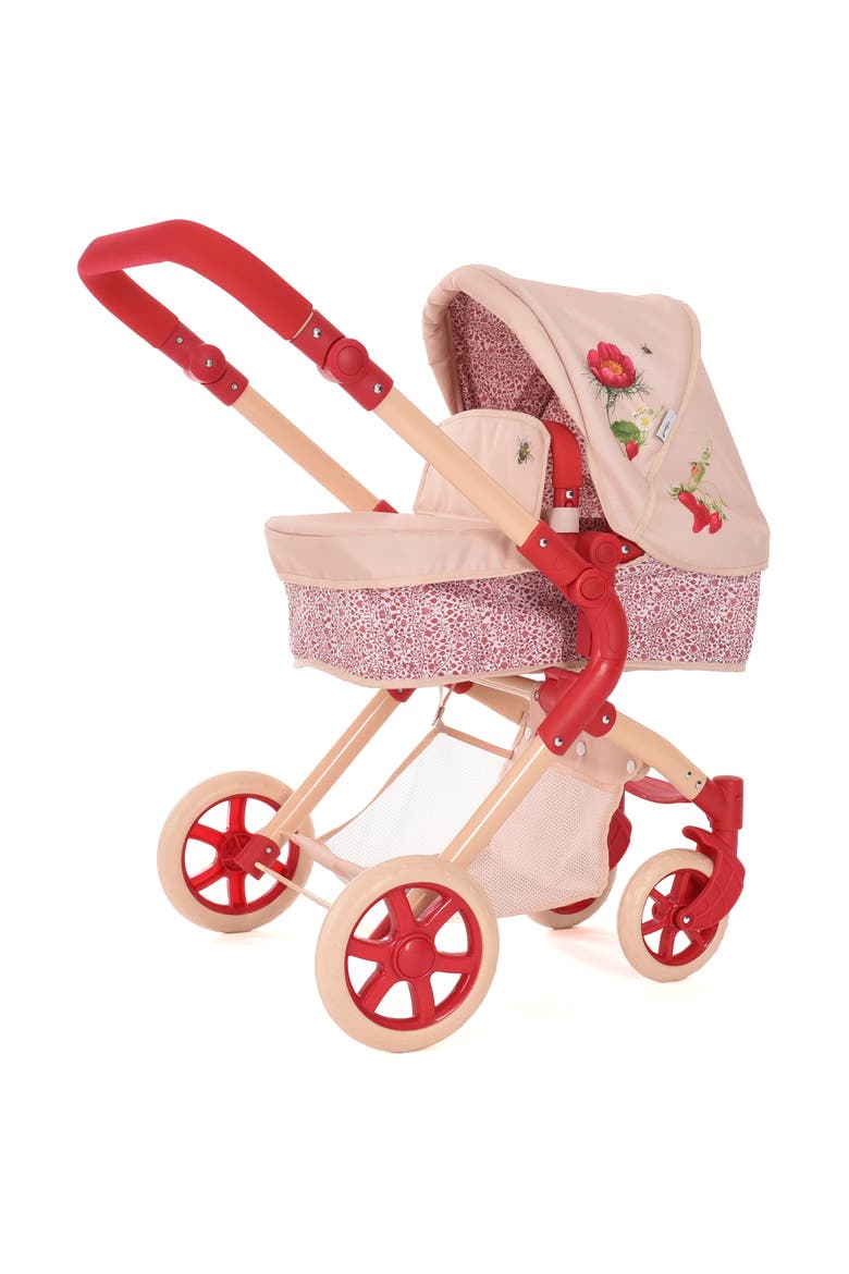 Rhs Single Doll Pram, Convertible 2 In 1, Main, color, Multicolored
