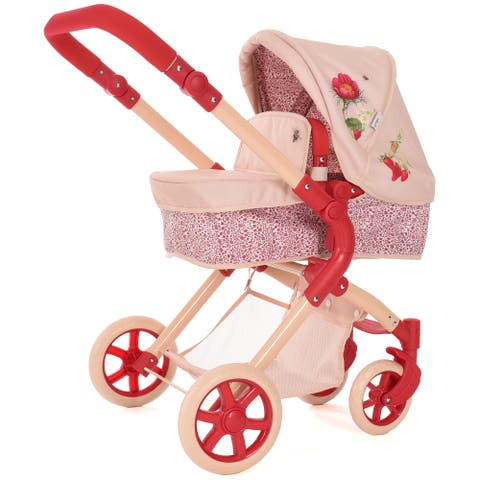 Rhs Single Doll Pram, Convertible 2 In 1