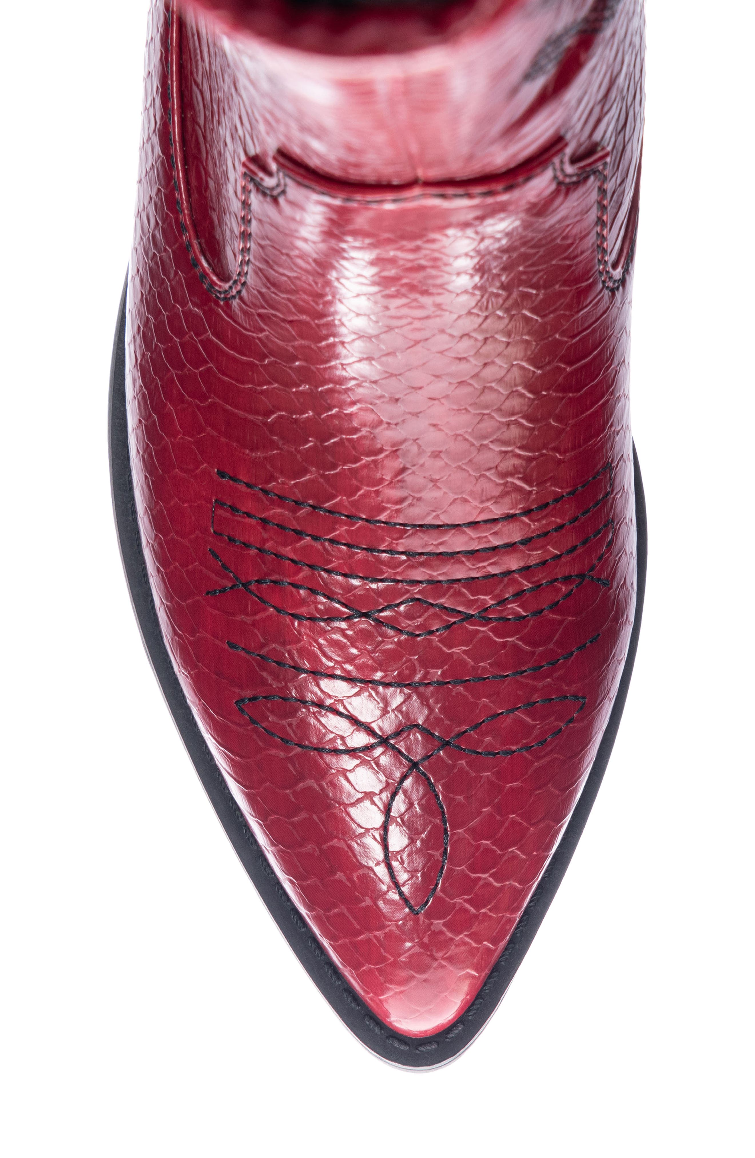 Josea Cowboy Boot, Alternate, color, RED