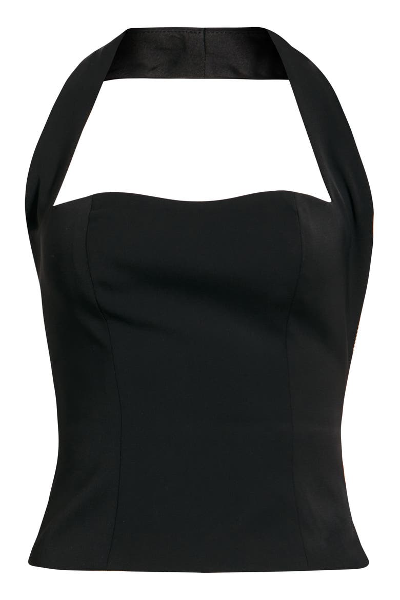 The Ultimate Muse Halter Top, Alternate, color, BLACK