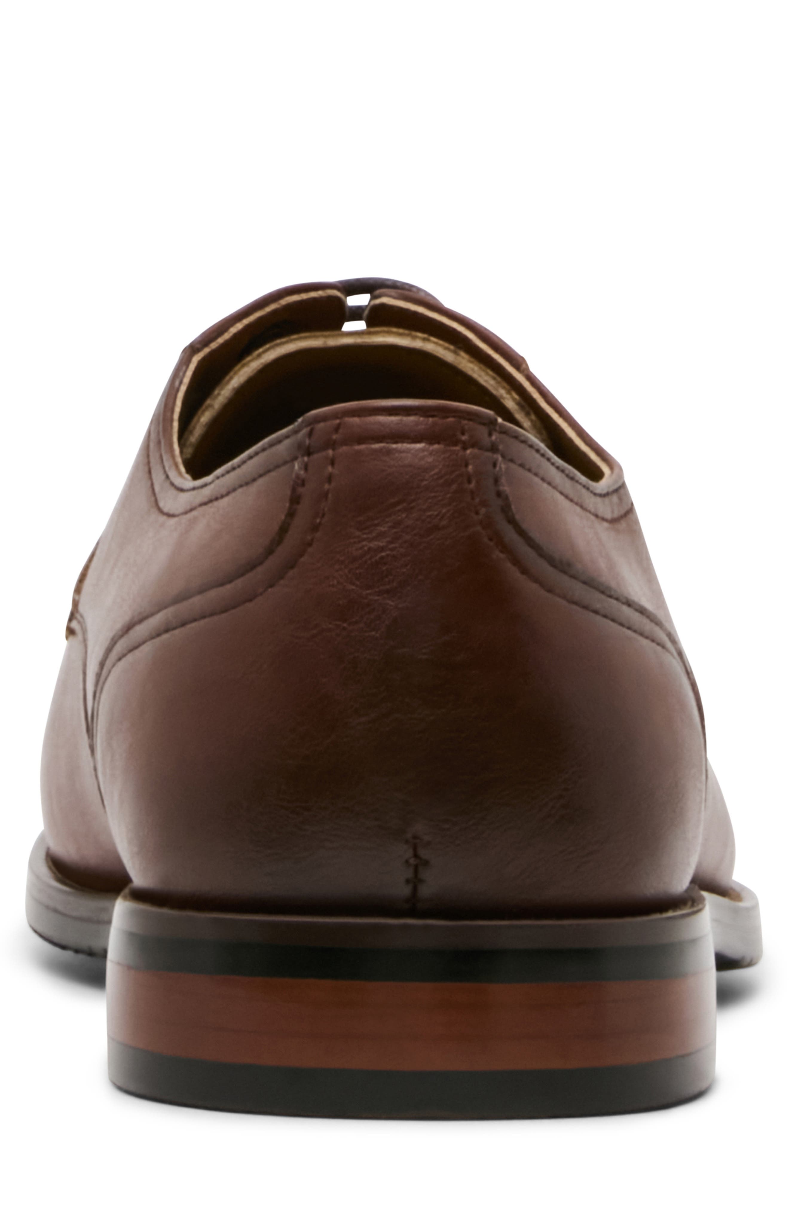 Damien Oxford, Alternate, color, COGNAC LEATHER PU