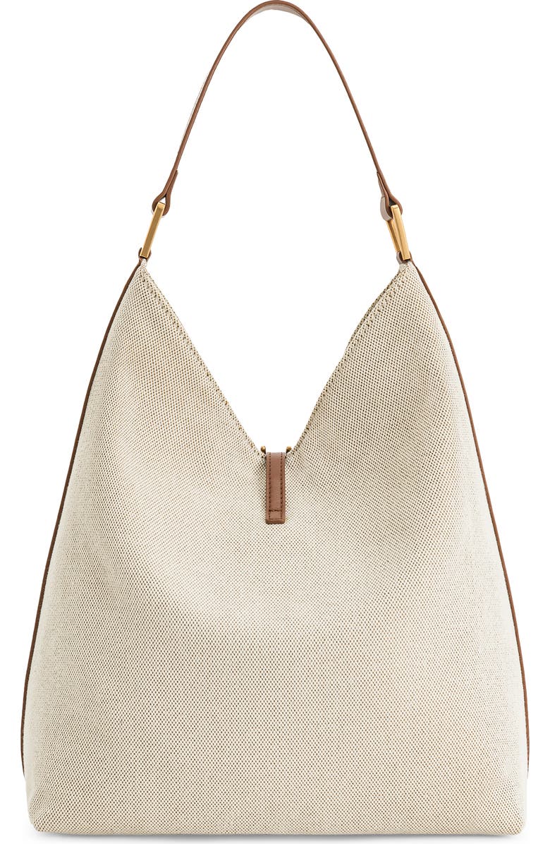 JW PEI Aria Canvas Shoulder Bag, Alternate, color, Brown/ Canvas