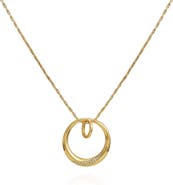 Vince Camuto Interlocking Circle Pendant Necklace