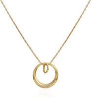 Vince Camuto Interlocking Circle Pendant Necklace