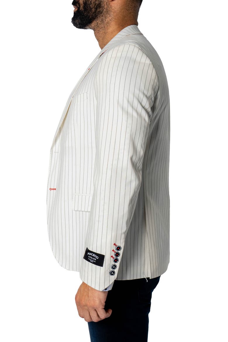 Stripe Sport Coat, Alternate, color, WHITE