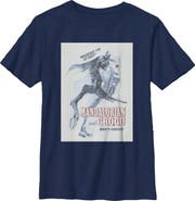 Star Wars: The Mandalorian and Grogu Boys' Wherever I Go He Goes Bounty Hunters Short Sleeve Graphic T-Shirt