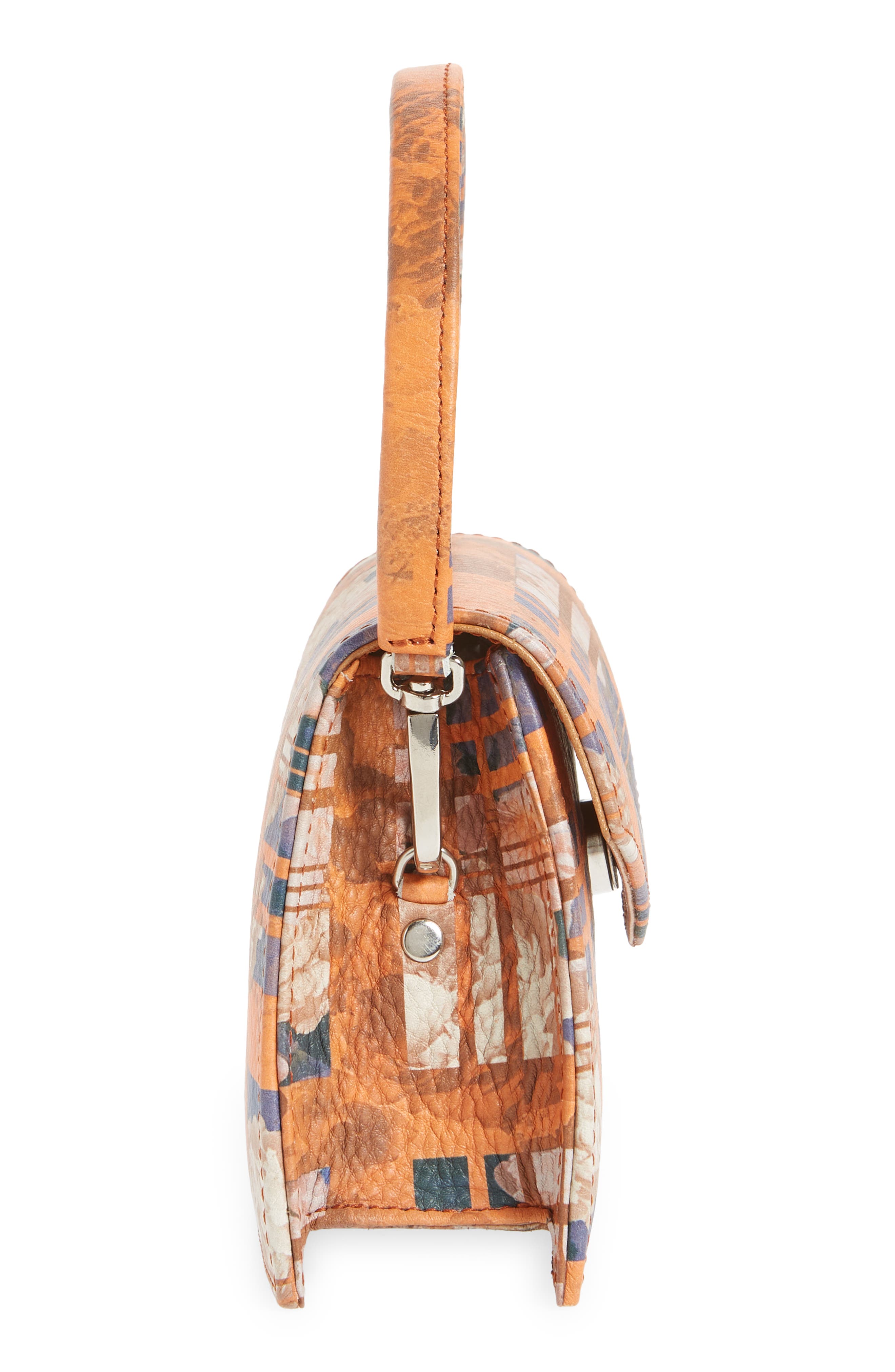 Anima Iris Mini Zaza Leather Top Handle Bag, Alternate, color, 