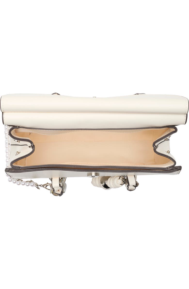 Steve Madden Bmimi Faux Leather Satchel, Alternate, color, Ivory