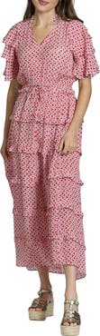 APNY Tiered Ruffle Maxi Dress