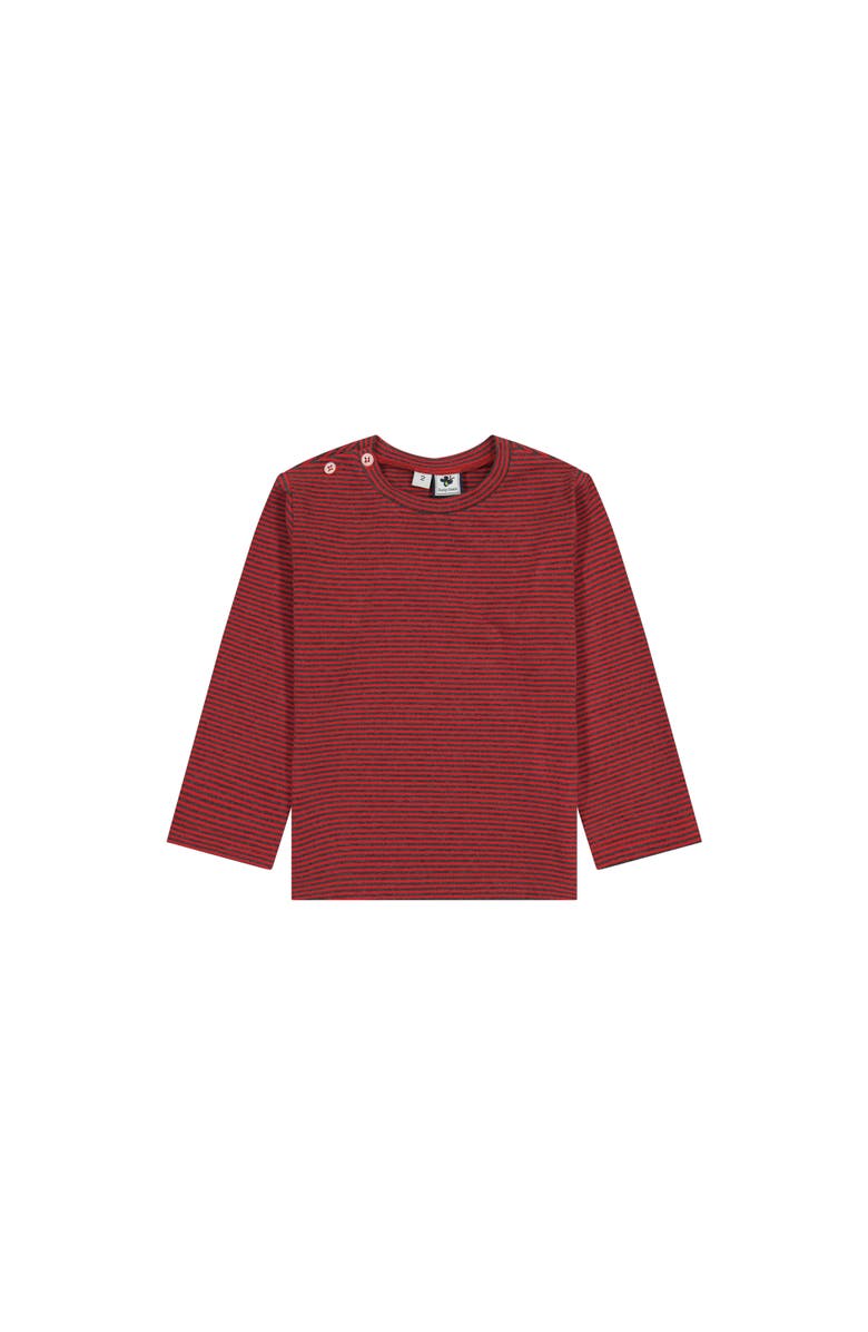 Busy Bees Henry Boys Button Shoulder Long Sleeve Tee, Main, color, 