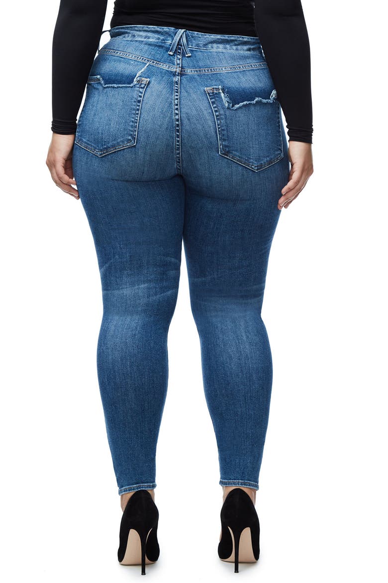 Good Legs High Waist Skinny Jeans, Alternate, color, BLUE 107