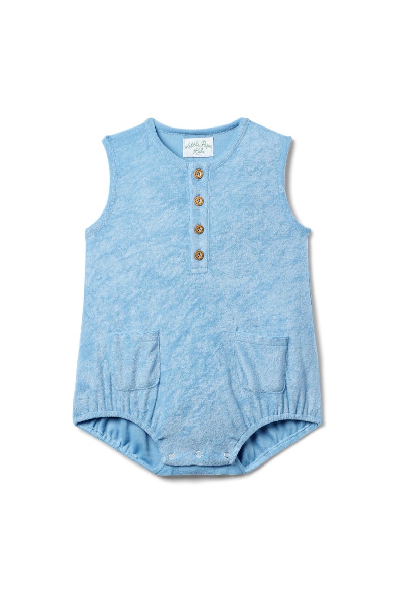 Chapman Bubble Romper, Main, color, Aqua