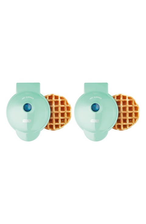 2-Pack Mini Waffle Makers