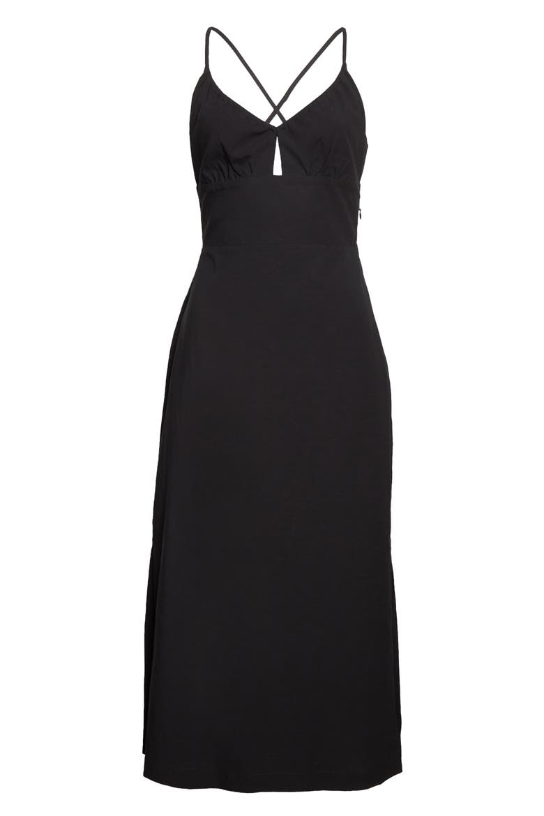 Holly Strappy Back Dress, Alternate, color, BLACK
