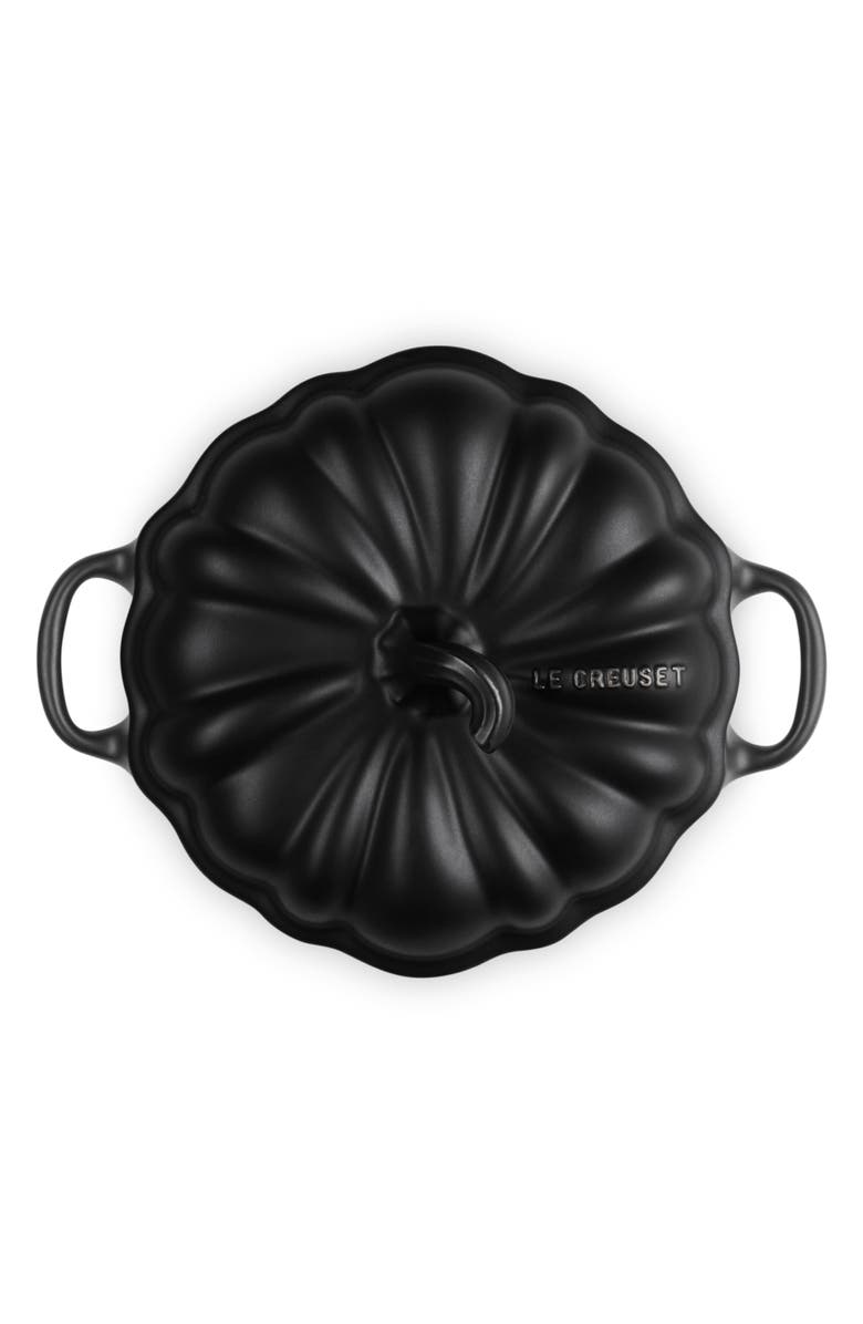 Le Creuset Figural Pumpkin Mini Baking Dish, Alternate, color, Licorice