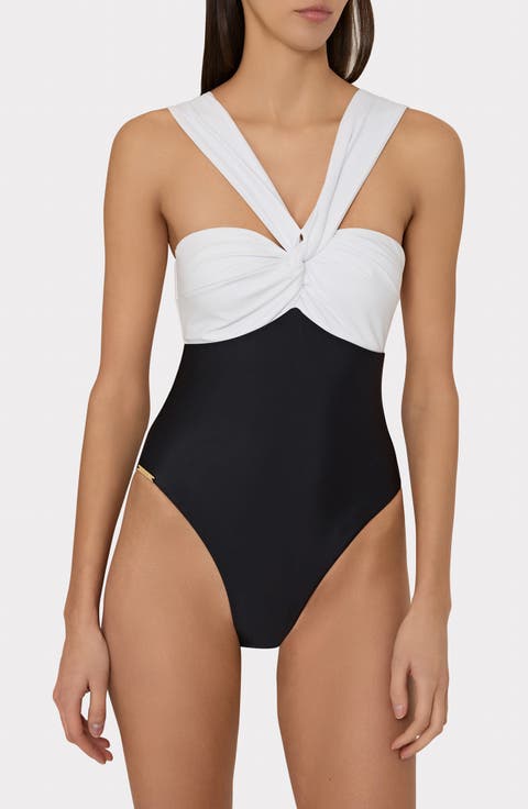 Betsy Colorblock One-Piece Swimsuit
