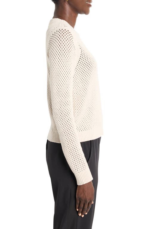 Nz Active By Nic+zoe Open Stitch Zip-up Cardigan In Cobblestone