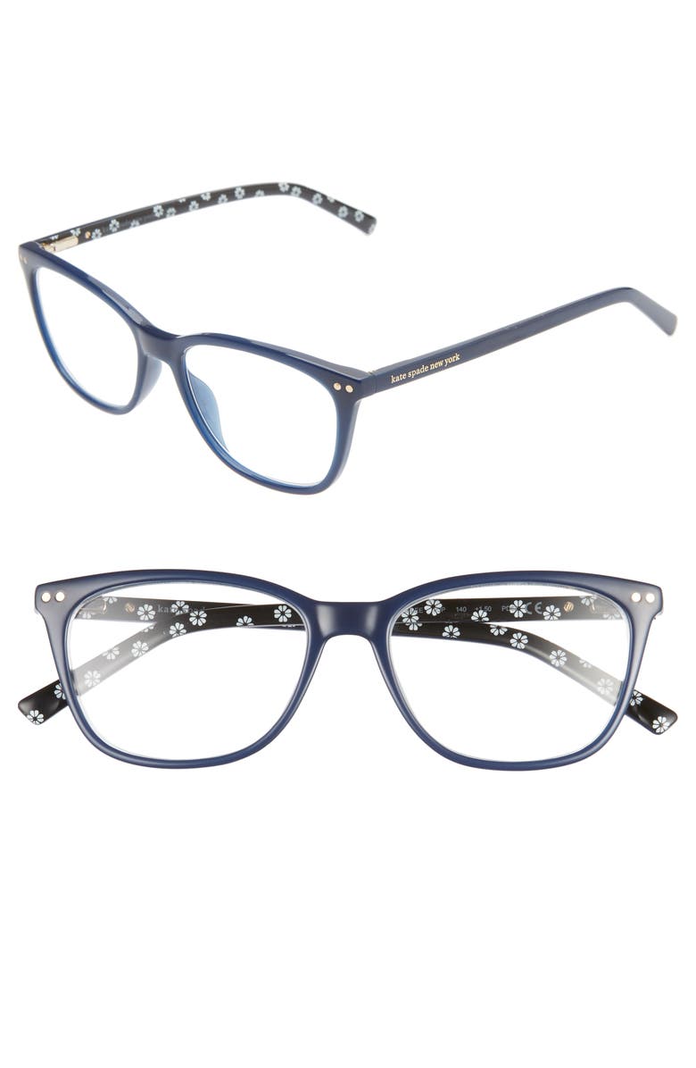 Kate Spade New York tinlee 52mm reading glasses, Main, color, 