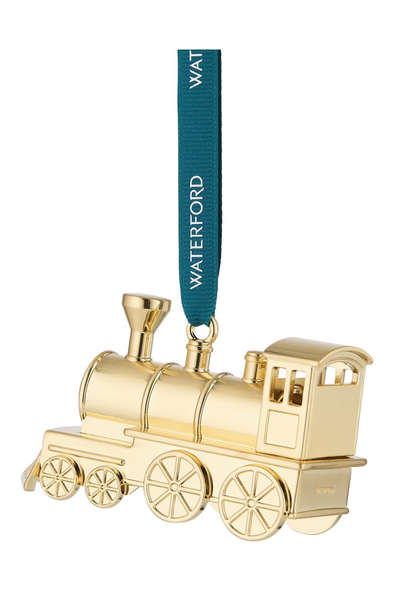 Steam Train Golden Ornament, Alternate, color, GOLD