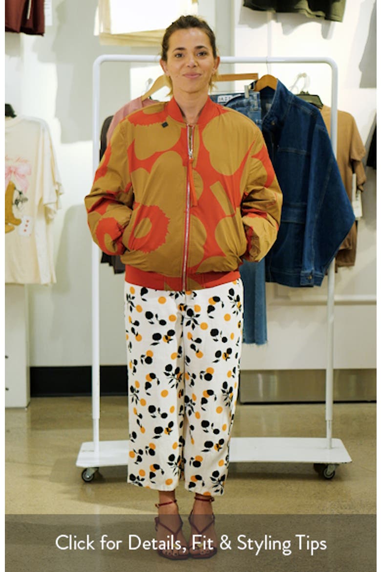 Marimekko Blossa Unikko Bomber Jacket (Women) | Nordstromrack