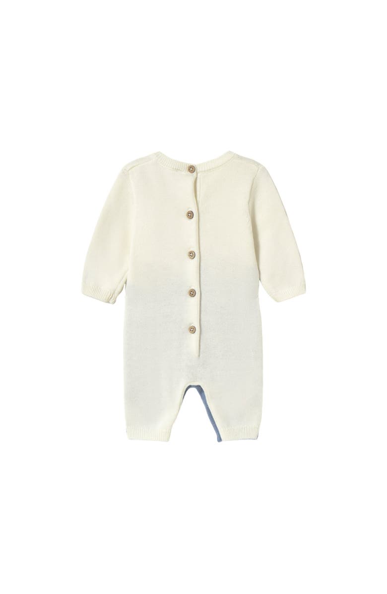 Mayoral Knitted Romper, Alternate, color, Blue