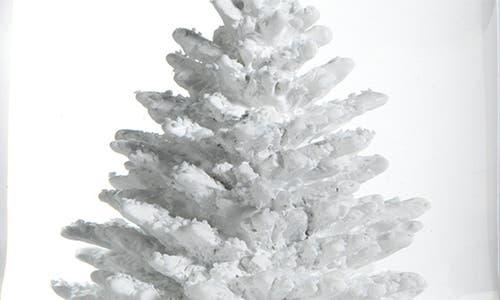 Zodax White Tree Snow Globe In Multi