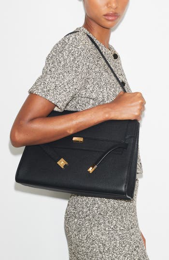 Tory Burch Large Lee Radziwill Pebble Leather Shoulder Bag Tory Burch Large Lee Radziwill Pebble Leather Shoulder Bag