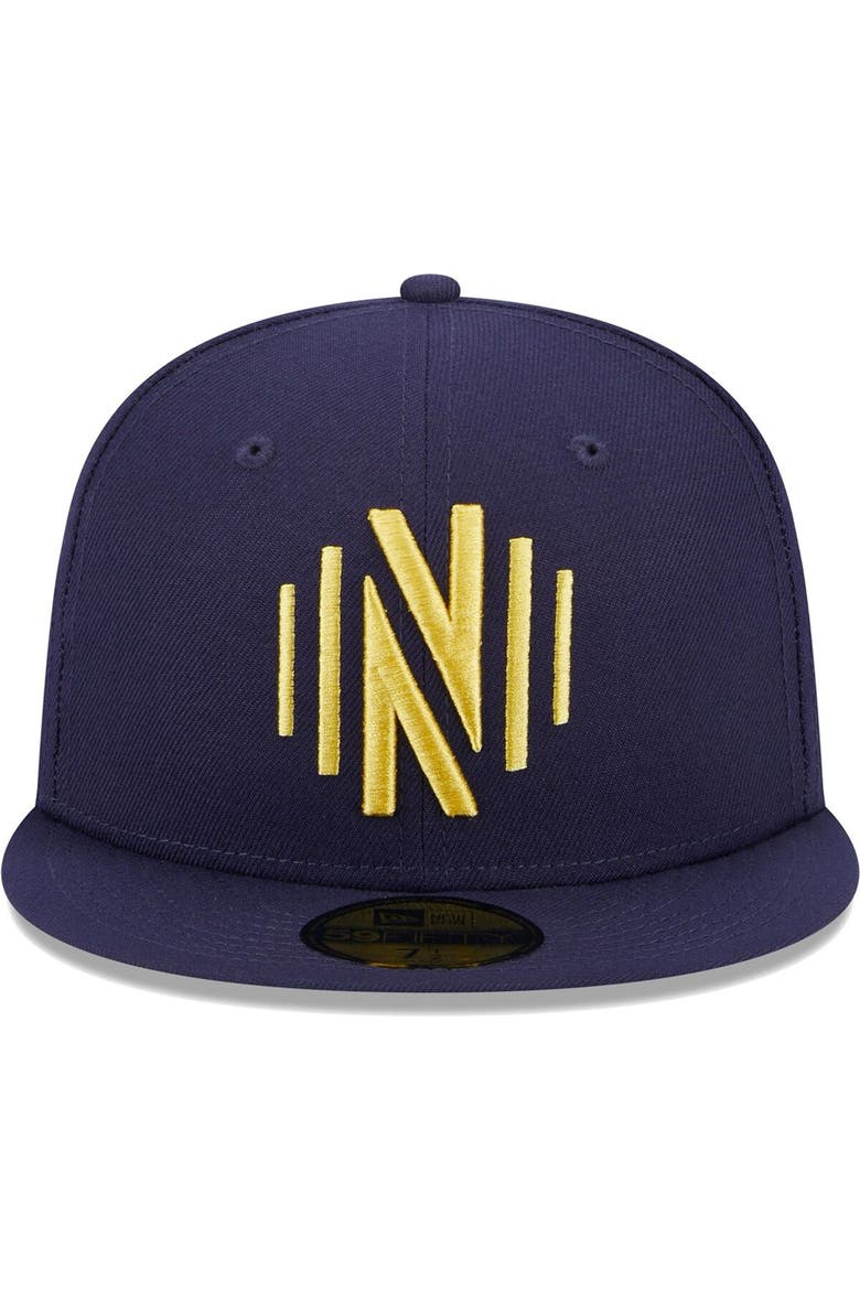Men's New Era Navy Nashville SC Patch 59FIFTY Fitted Hat, Alternate, color, Navy