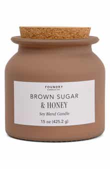 Foundry Candle Co. 15-Ounce Jar Fragrance Candle with Cork Lid