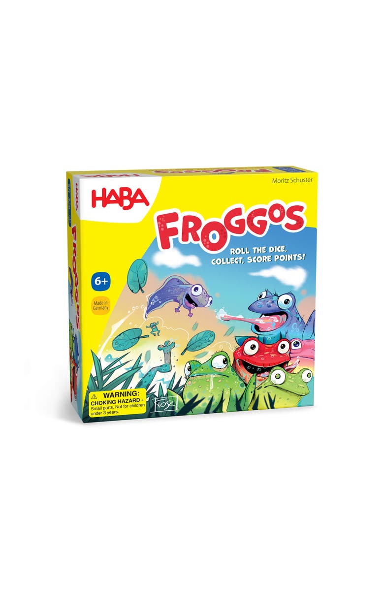 HABA Froggos Dice Game, Main, color, Yellow Multi