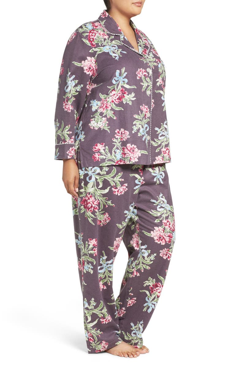 Carole Hochman Flannel Pajamas, Alternate, color, 