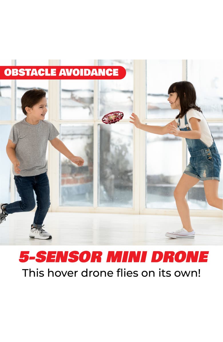 Force1 Scoot Hand Operated Drone -  Red, Alternate, color, Red