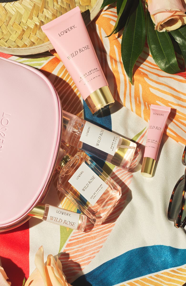 Lovery Wild Rose 7-Piece Luxury Gift Set for Women, Alternate, color, Wild Rose