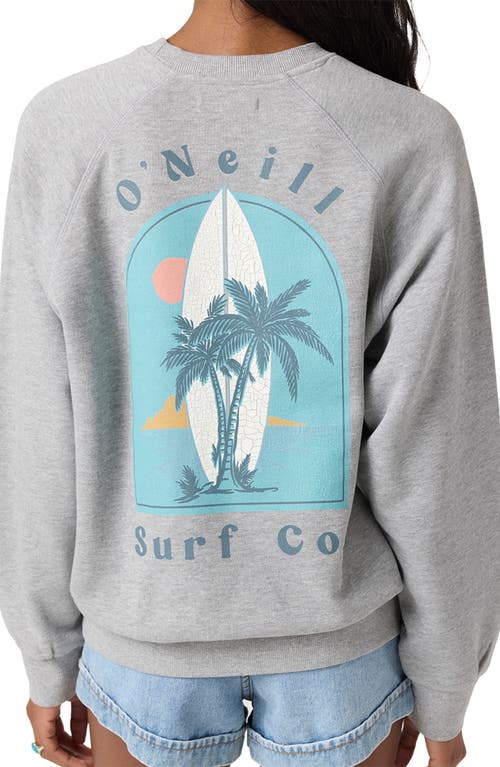 O'neill Boardwalk Fleece Graphic Sweatshirt In Gray