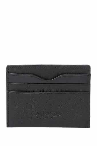 Original Penguin Saffiano Leather Card Case
