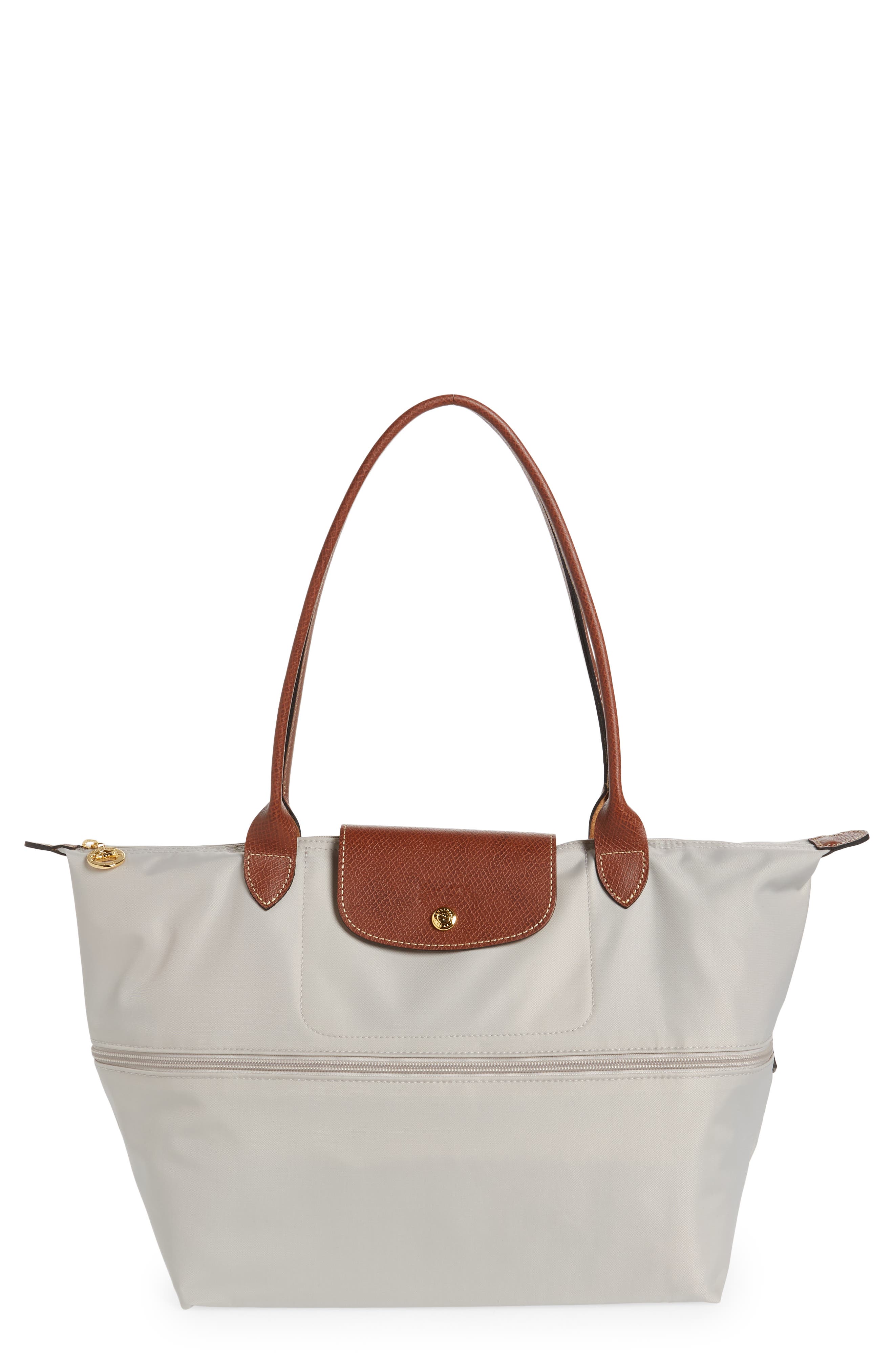 Le Pliage Expandable Tote (Nordstrom Exclusive), Main, color, PEBBLE