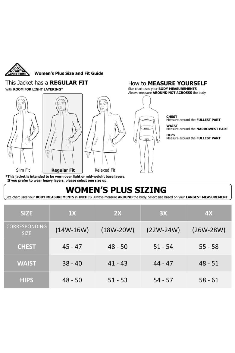 Kusawa Plus Size - Mid-length Hooded Drawstring-Waist Raincoat, Alternate, color, Navy