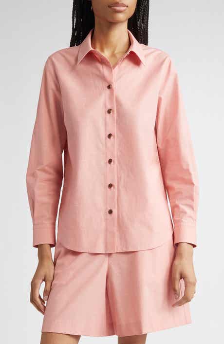 Slub Cotton Button-Up Shirt