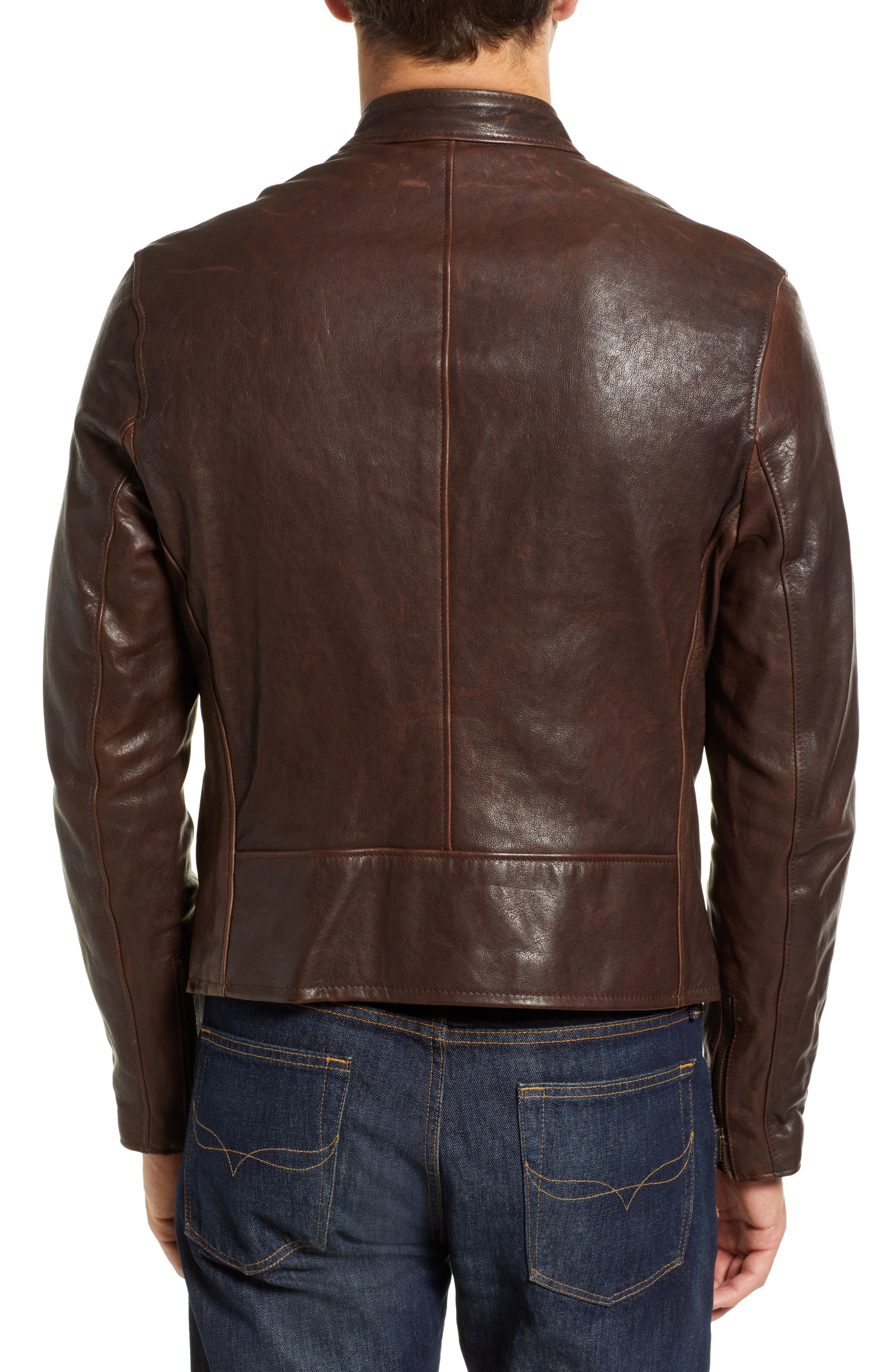 Leather Moto Jacket - image 4
