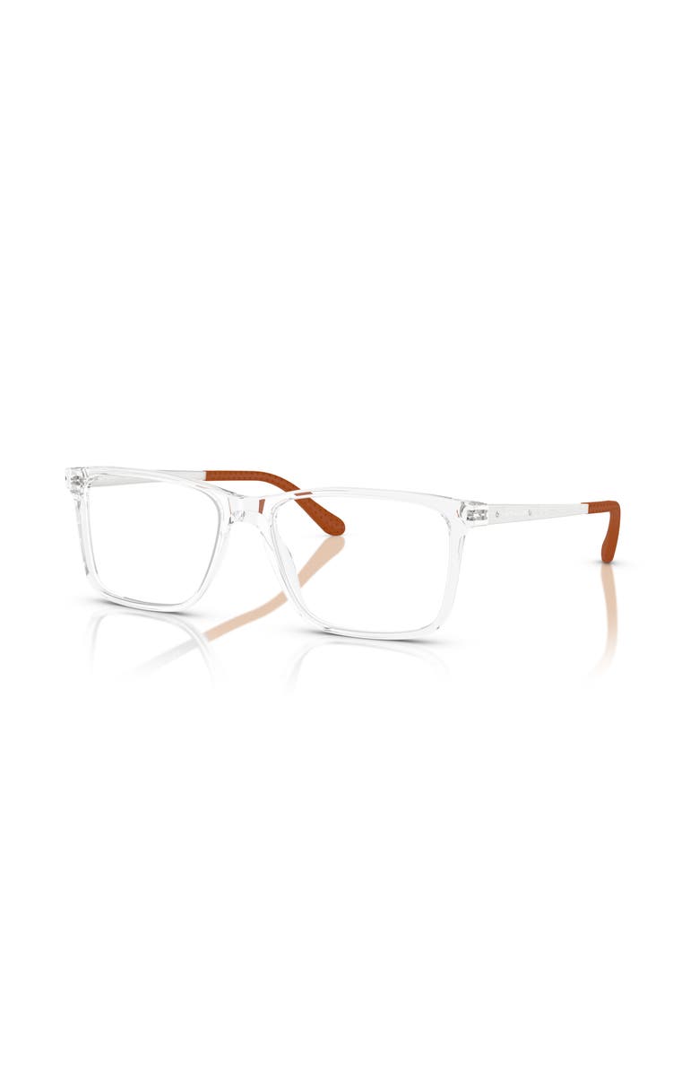 Ralph Lauren 54mm Rectangle optical glasses, Main, color, Transparent