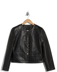 Theory St. Crop Leather Jacket
