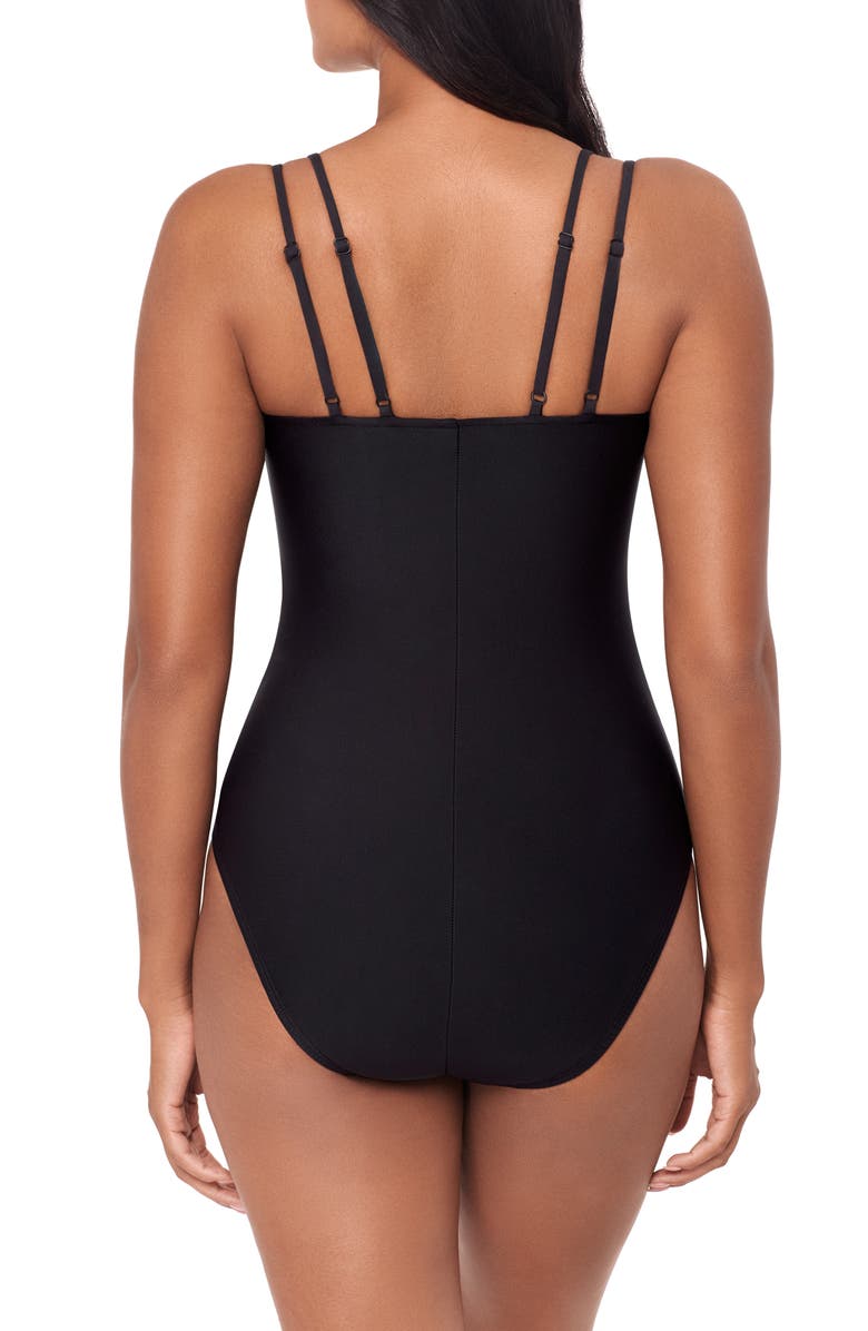 Magicsuit<sup>®</sup> Taj Mahal Georgie Underwire One-Piece Swimsuit, Alternate, color, Black Multi
