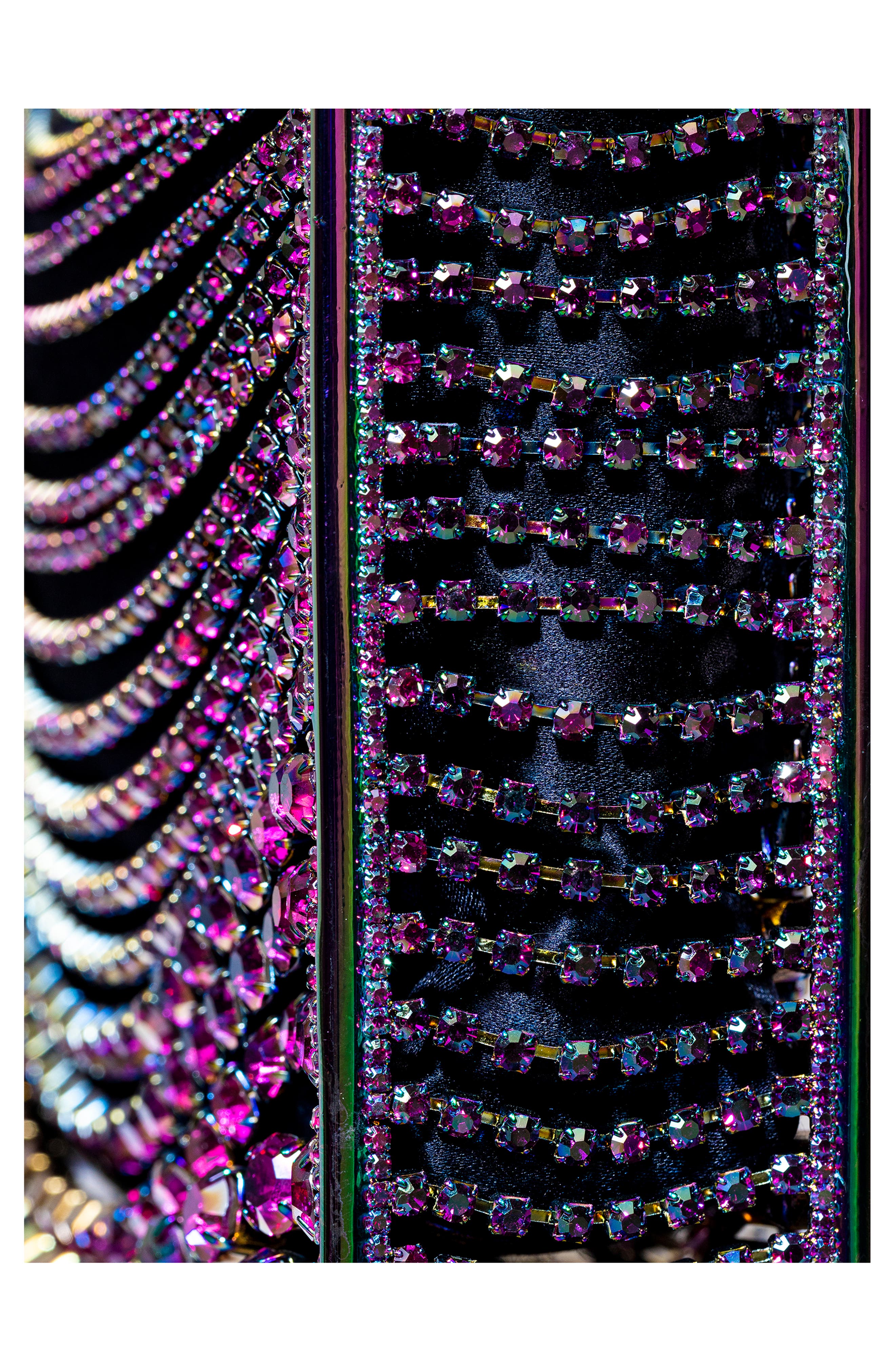 Benedetta Bruzziches Giulietta degli Spiriti Crystal Embellished Minaudière, Alternate, color, 